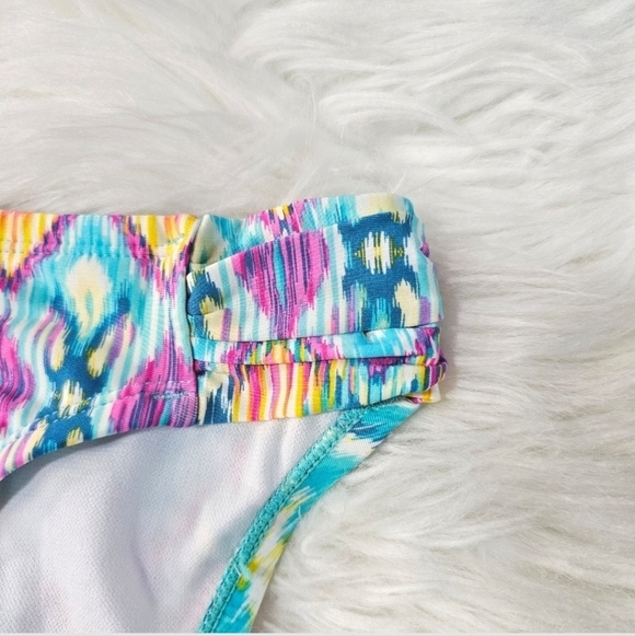 KENNETH COLE REACTION MEDIUM VIBRANT COLORFUL TEAL BABY DOLL - Picture 10 of 13